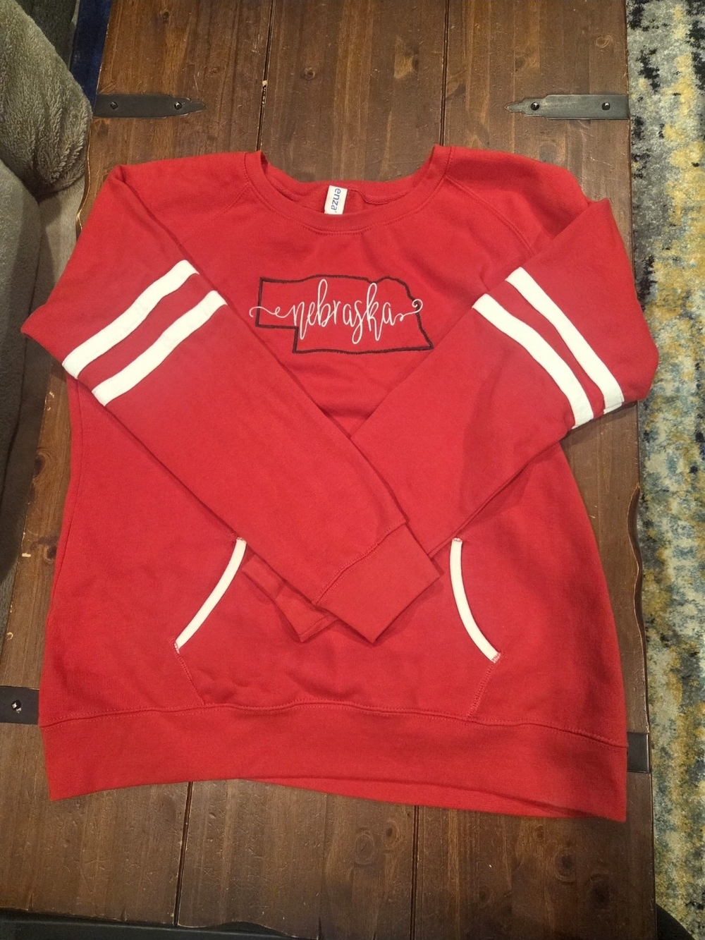 Nebraska Red Women's Pullover Sweatshirt